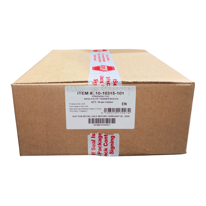 Pokemon Ascended Heroes Elite Trainer Box/Case - Pastime Sports & Games