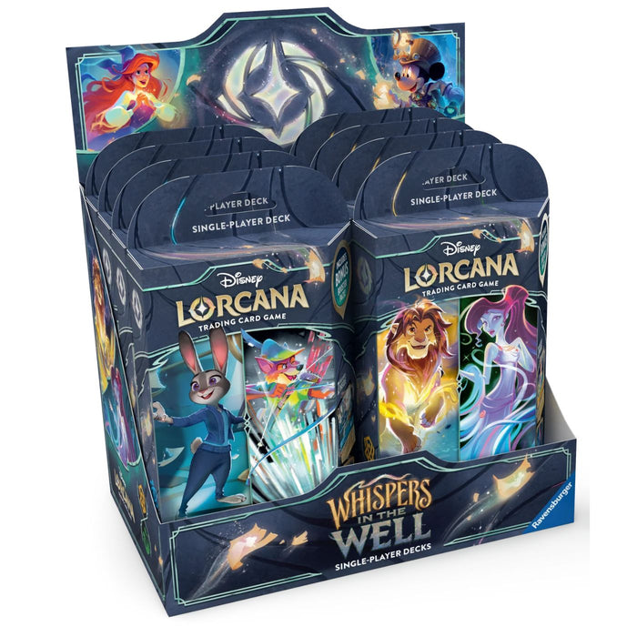 Disney Lorcana Whispers In The Well Starter Decks/Case