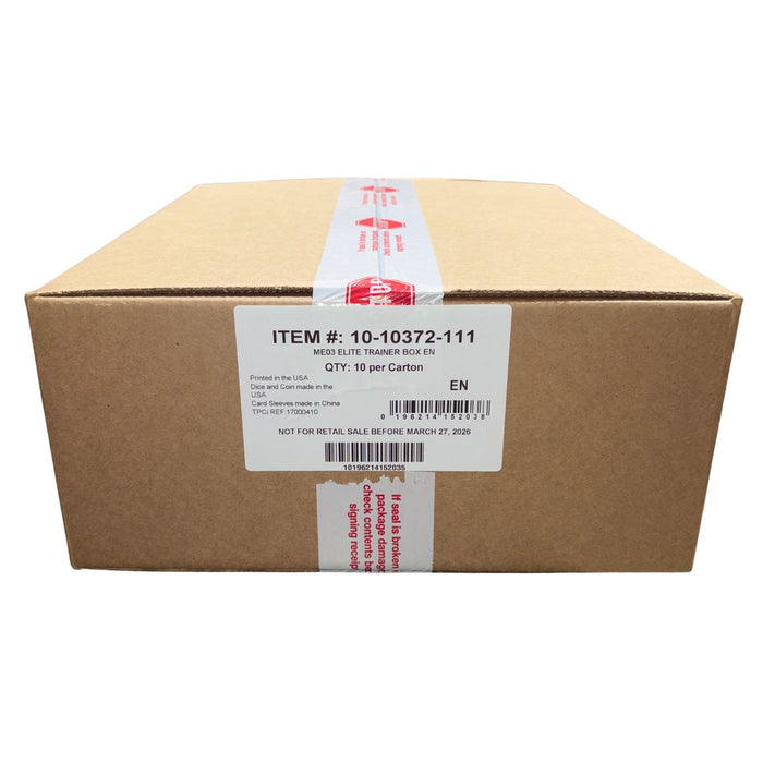 Pokemon Perfect Order Elite Trainer Box/Case PRE ORDER - Pastime Sports & Games