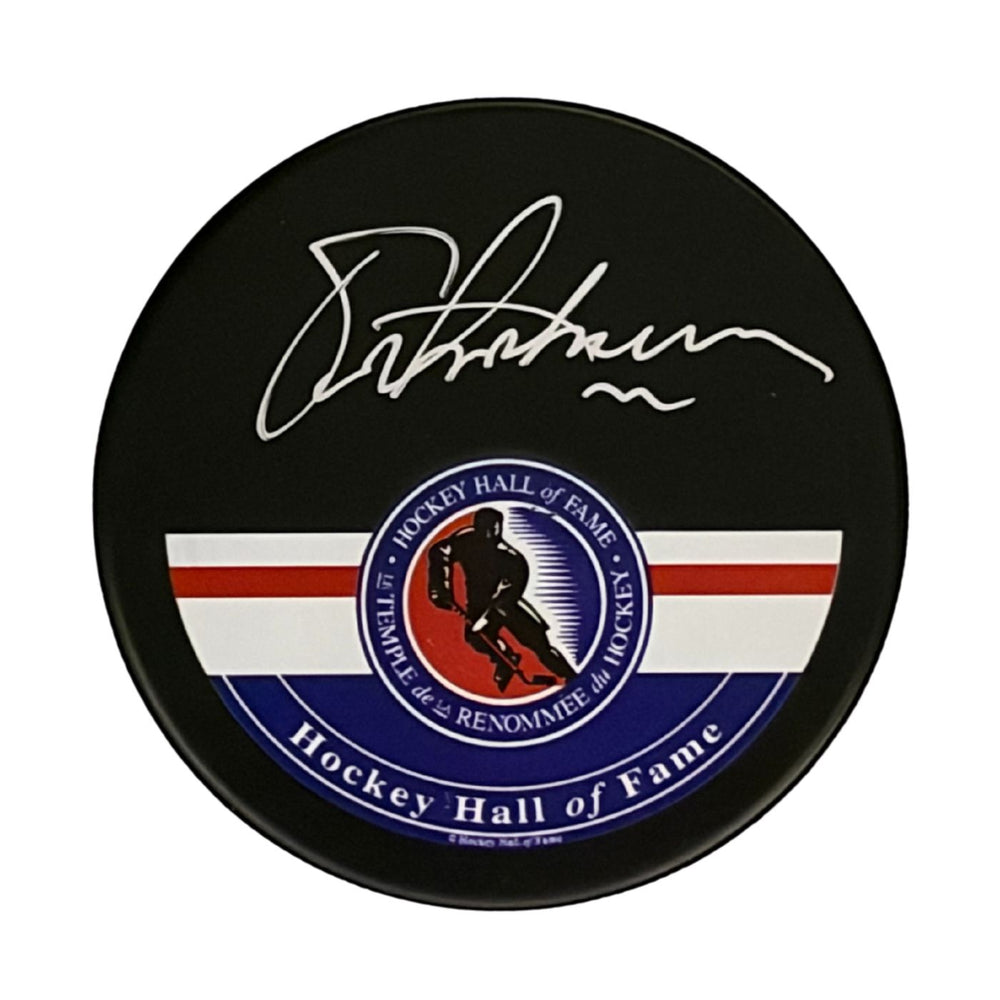 Eric Lindros Autographed Hockey Hall Of Fame Hockey Puck - Pastime Sports & Games