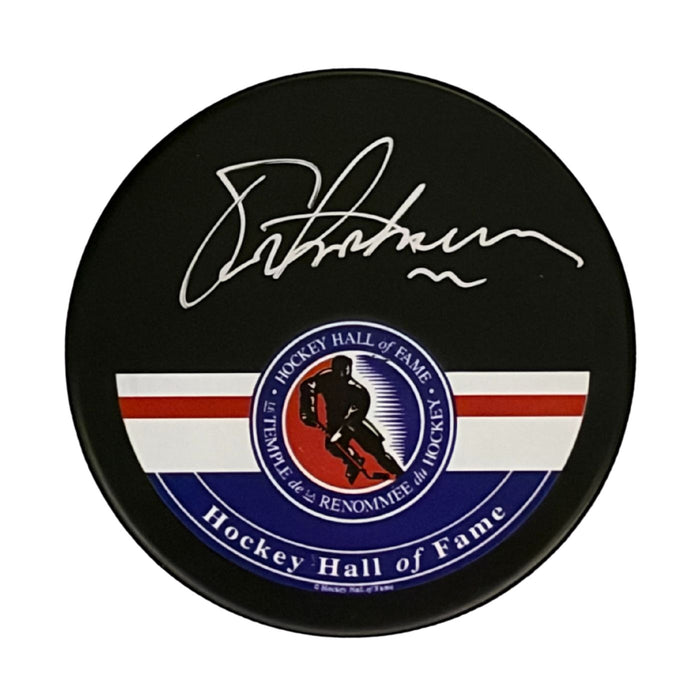 Eric Lindros Autographed Hockey Hall Of Fame Hockey Puck - Pastime Sports & Games