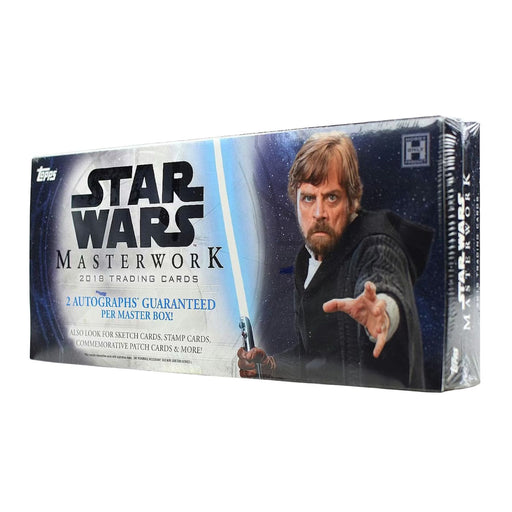 2918 Topps Star Wars Masterworks Hobby Box - Pastime Sports & Games