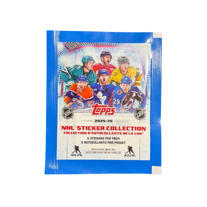 2025/26 Topps Sticker NHL Hockey Collection - Pastime Sports & Games