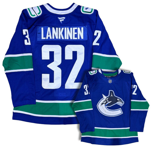 Vancouver Canucks Kevin Lankinen Fanatics Custom Stitched Blue Orca Jersey - Pastime Sports & Games