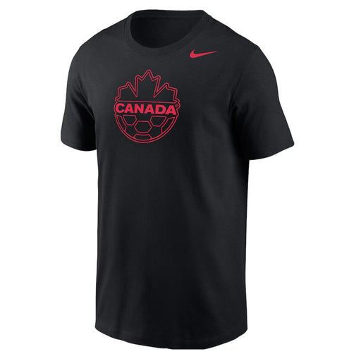 Canada Soccer Core Cotton Black T-Shirt - Pastime Sports & Games