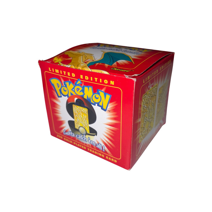 Pokemon Burger King Limited Edition 23K Gold-Plated Trading Card