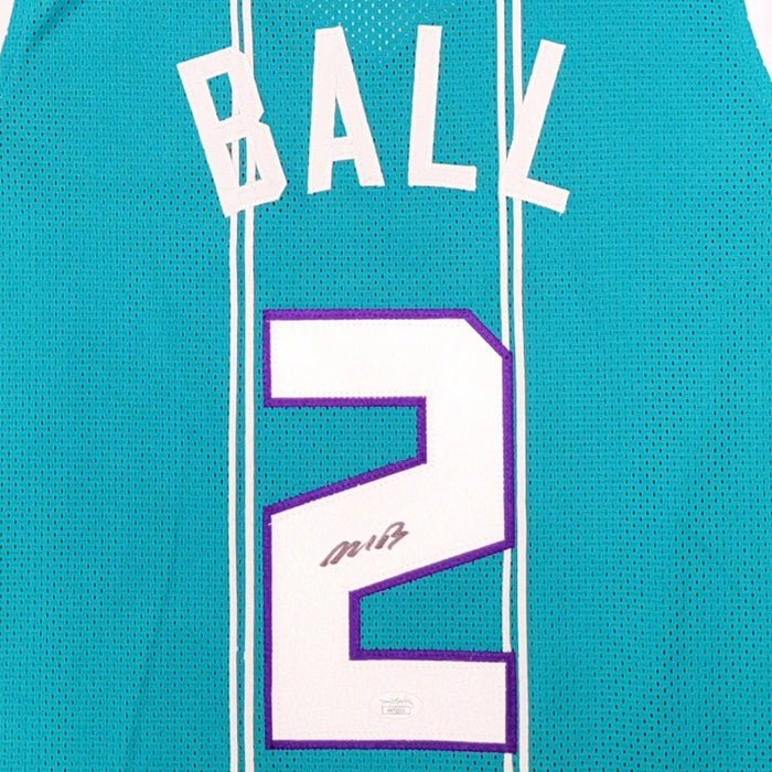 LaMelo Ball Autographed Custom Charlotte Teal Jersey