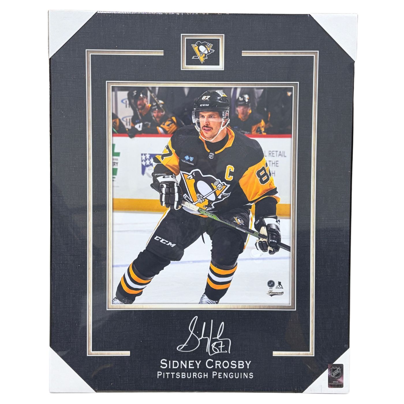 Sydney Crosby 16X20 Pittsburgh Penguins Replica Signature Plaque