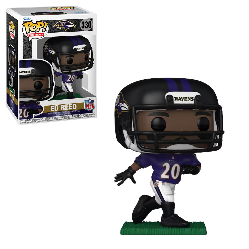 Funko Pop! Football Baltimore Ravens Ed Reed #330 - Pastime Sports & Games