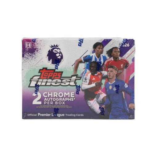 2026 Topps Finest EPL Soccer Hobby Box - Pastime Sports & Games