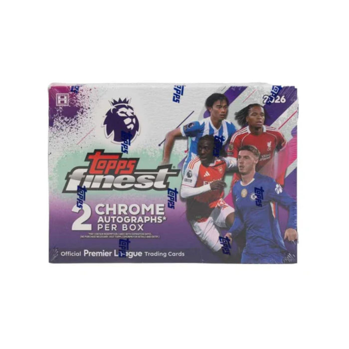 2026 Topps Finest EPL Soccer Hobby Box - Pastime Sports & Games