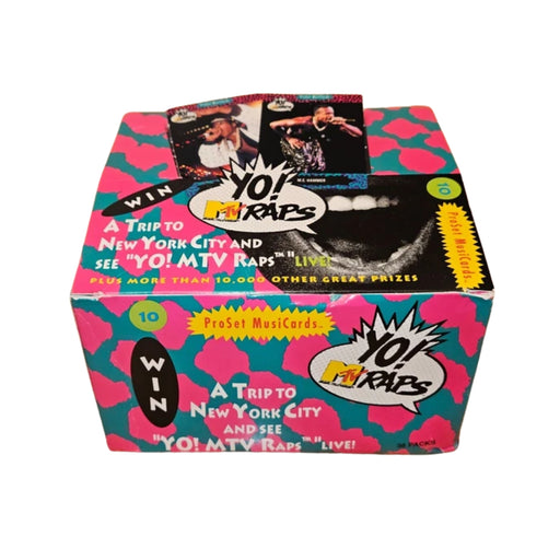 1991 Pro Set YO! MTV Raps Series One Trading Cards Box - Pastime Sports & Games