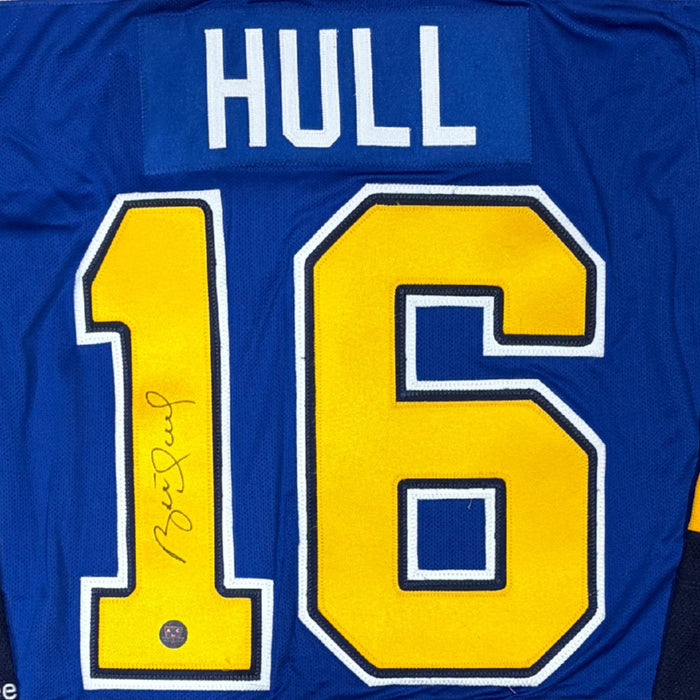 Bobby Hull Autographed St. Louis Blues Reebok Home Jersey - Pastime Sports & Games