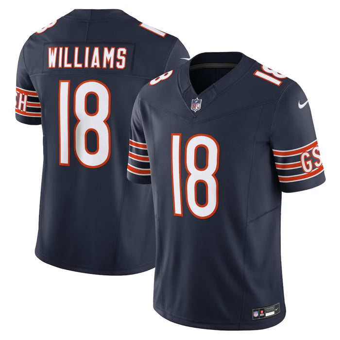 Caleb Williams Chicago Bears Navy Vapor F.U.S.E. Limited Football Jersey