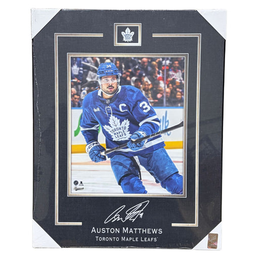 Auston Matthews 16X20 Toronto Maple Leafs Replica Signature Plaque - Pastime Sports & Games