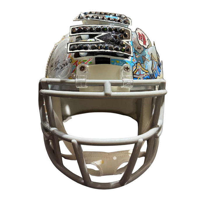 Charles Woodson Autographed Los Vegas Raiders Hand Painted Mini Helmet