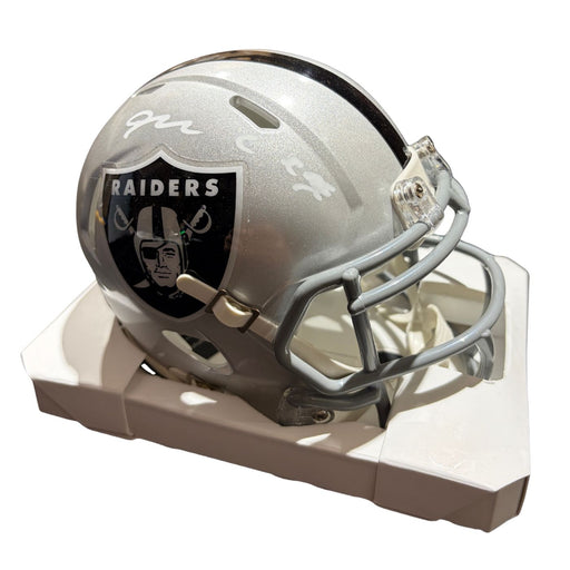 Maxx Crosby Autographed Las Vegas Raiders Speed Mini Helmet