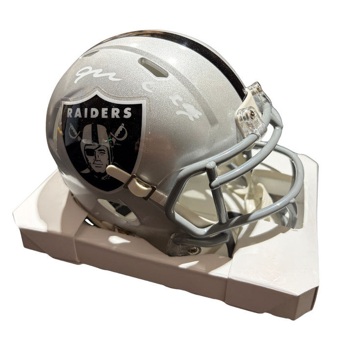 Maxx Crosby Autographed Las Vegas Raiders Speed Mini Helmet