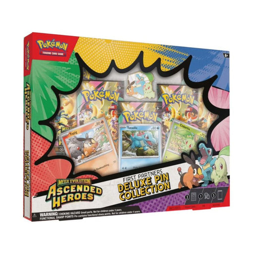 Pokemon Ascended Heroes First Partners Deluxe Pin Collection Box/Case - Pastime Sports & Games