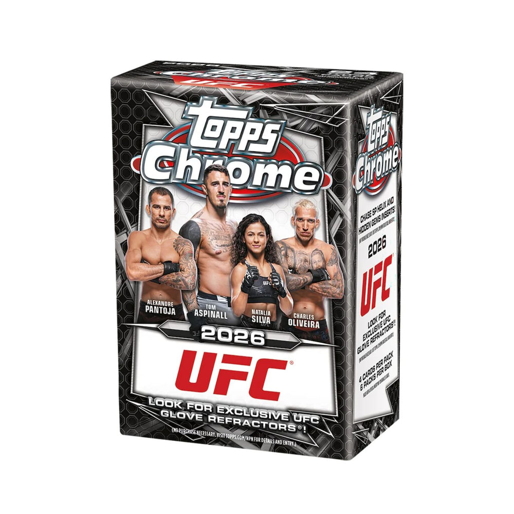 2026 Topps Chrome UFC Blaster Box/Case - Pastime Sports & Games