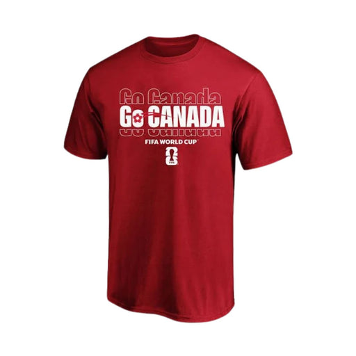 FIFA 2026 World Cup Soccer Go Canada Red T-Shirt - Pastime Sports & Games