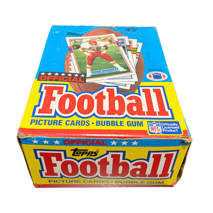 1989 Topps NFL Football Wax Box - Pastime Sports & Games