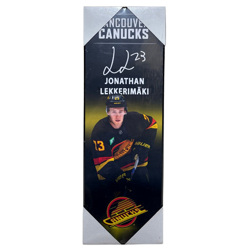 Jonathan Lekkerimaki Vancouver Canucks 5x15 Player Plaque