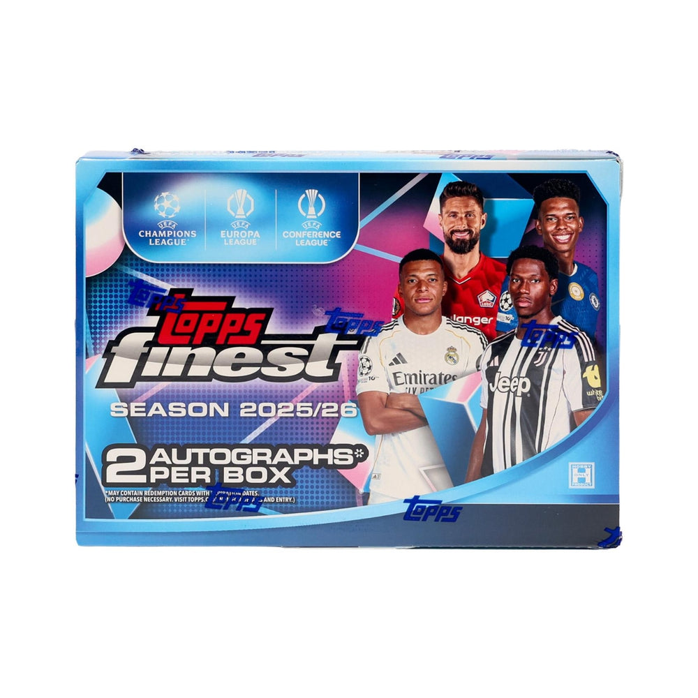 2025/26 Topps Finest Club Competitions UEFA Soccer Hobby Box