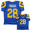 Marshall Faulk Autographed Custom Blue Football Jersey