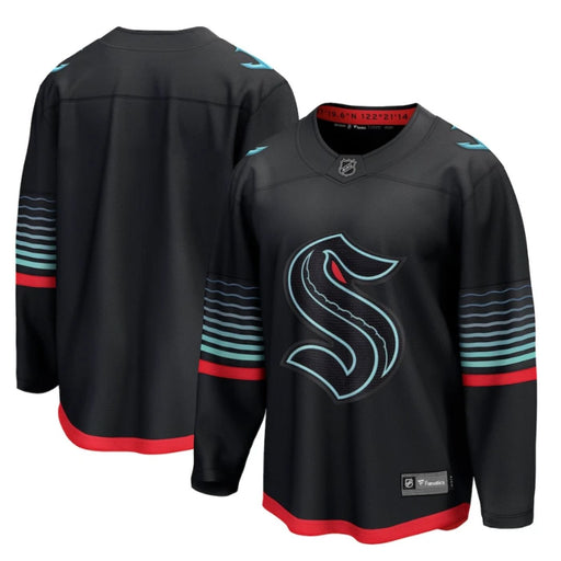 Blank Seattle Kraken 2025 Black Alternate Premium Hockey Jersey
