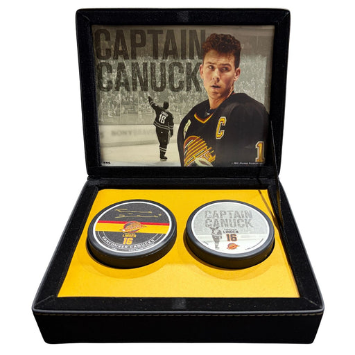 Trevor Linden Autographed Vancouver Canucks Puck Display Limited Edition #/250