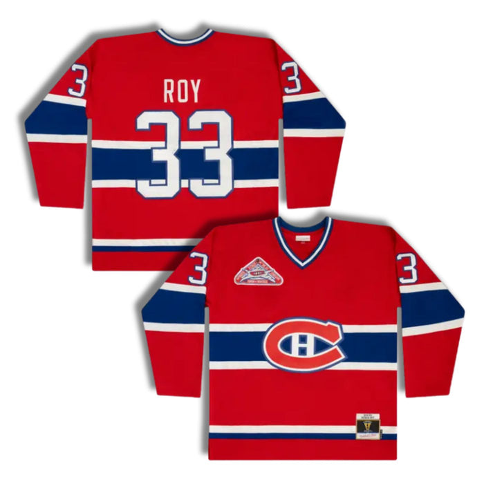 Patrick Roy Montreal Canadiens 1992-93 Red Home Hockey Jersey - Pastime Sports & Games