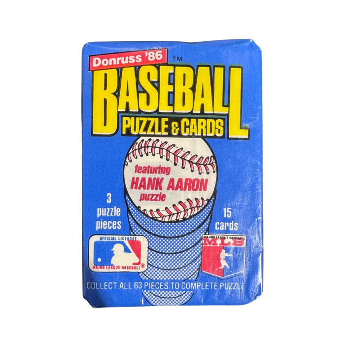 1986 Donruss/Leaf Baseball Hobby Box/Pack - Pastime Sports & Games
