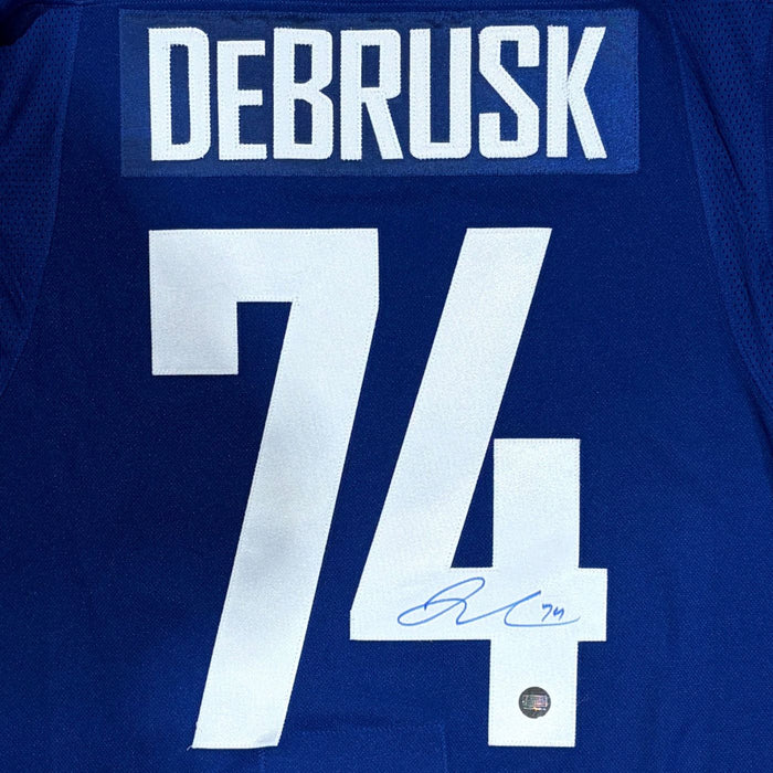 Jake Debrusk Autographed Vancouver Canucks Custom Stitched Fanatics Premier Jersey