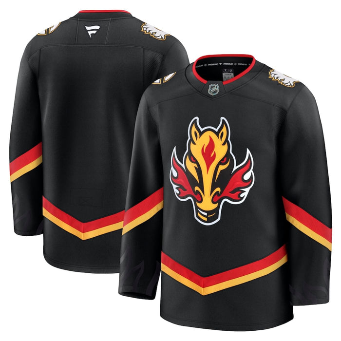 Blank Calgary Flames 2024 Black Alternate Premium Hockey Jersey