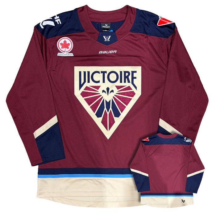 Blank Montréal Victoire PWHL Hockey Home Jersey - Pastime Sports & Games
