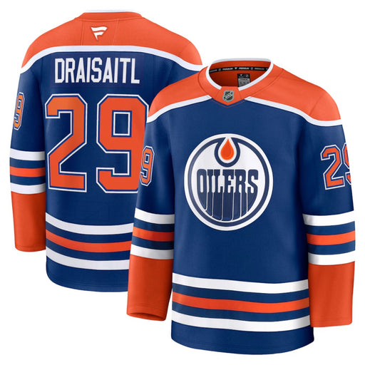 Leon Draisaitl Edmonton Oilers 2024 Royal Premium Hockey Jersey