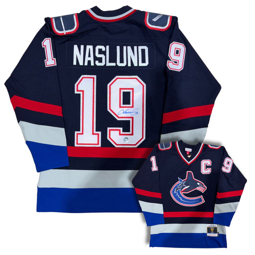 Markus Naslund Autographed Vancouver Canucks 2003-04 Mitchell & Ness Home Jersey - Pastime Sports & Games