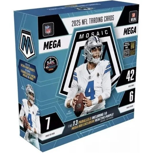 2025 Panini Mosaic NFL Football Mega Box