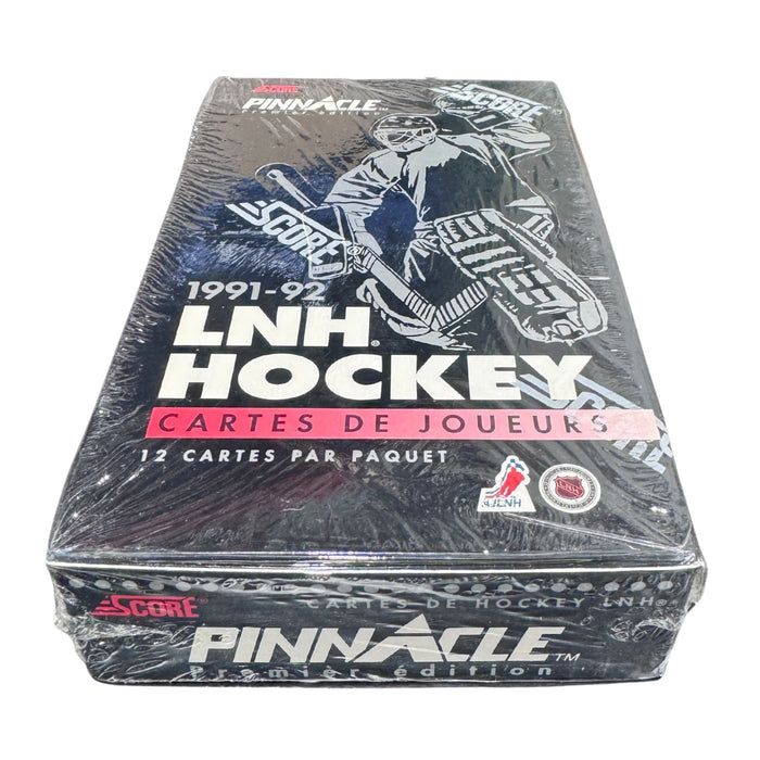 1991/92 Score Pinnacle NHL Hockey Hobby French Box/Pack - Pastime Sports & Games