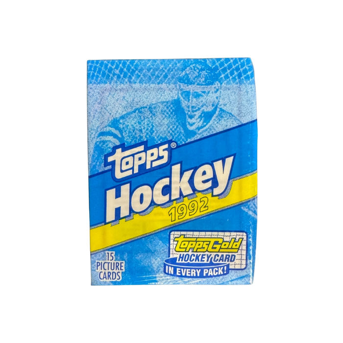 1992/93 Topps NHL Hockey Wax Box/Pack - Pastime Sports & Games