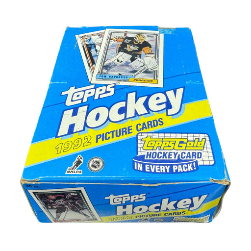 1992/93 Topps NHL Hockey Wax Box/Pack - Pastime Sports & Games