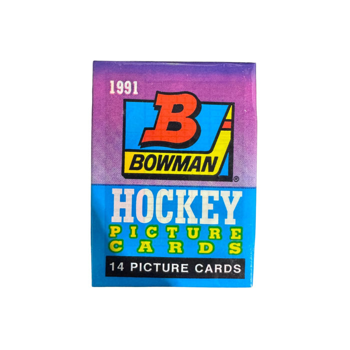1991 Bowman NHL Hockey Wax Box/Pack - Pastime Sports & Games