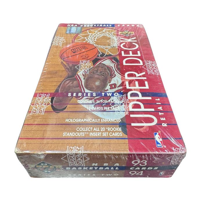 1993/94 Upper Deck Series 2 / Two NBA Basketball Pack / Box - Pastime Sports & Games