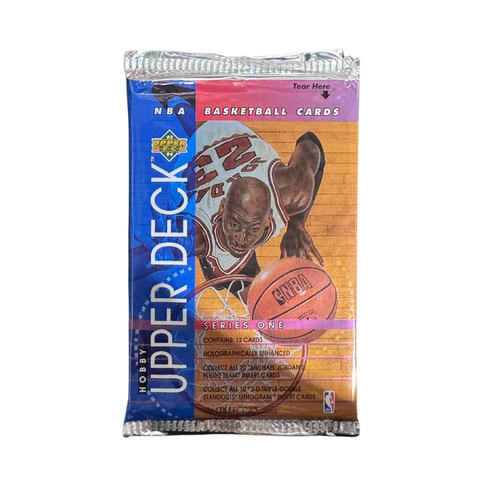 1993/94 Upper Deck Series 1 / One NBA Basketball Hobby Pack / Box - Pastime Sports & Games