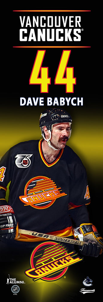 Dave Babych Vancouver Canucks 5x15 Player Plaque