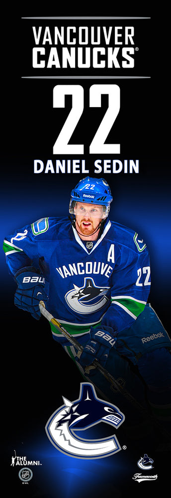 Daniel Sedin Vancouver Canucks 5x15 Player Plaque