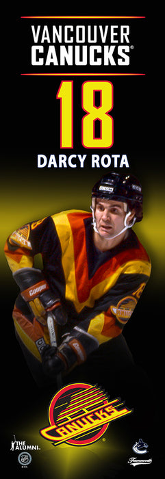 Darcy Rota Vancouver Canucks 5x15 Player Plaque