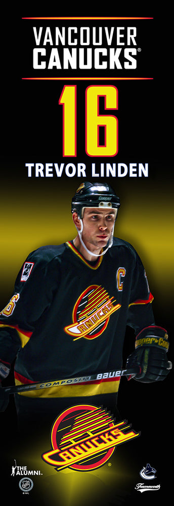 Trevor Linden Vancouver Canucks 5x15 Player Plaque