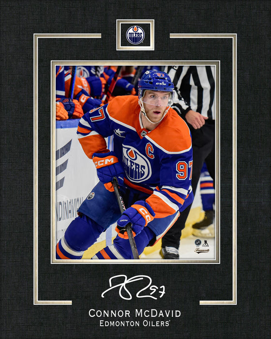 Connor McDavid 16X20 Edmonton Oilers Replica Signature Plaque